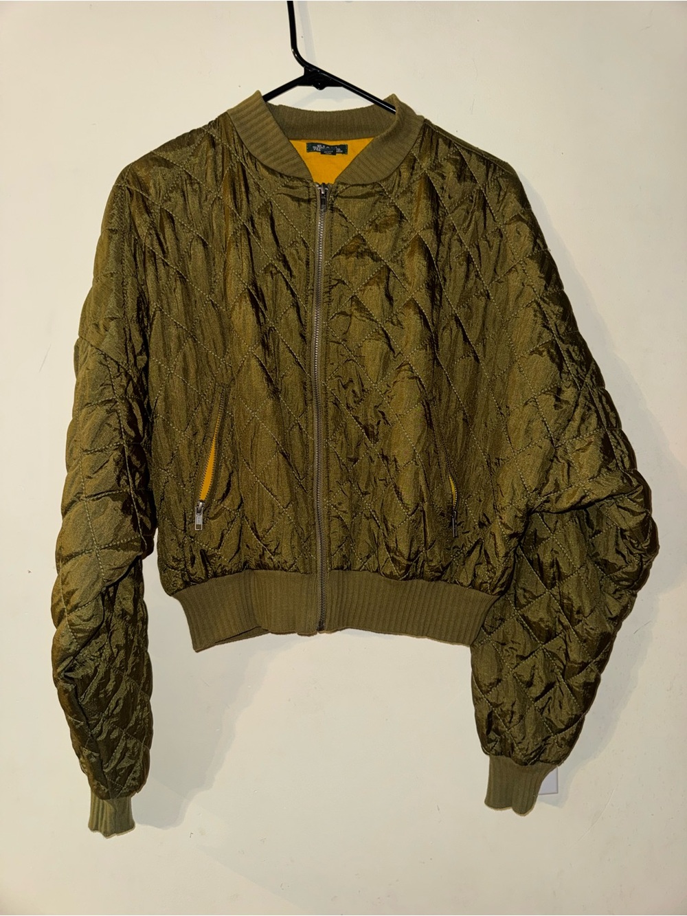 ‼️SALE‼️ wild fable Olive Quilted cropped Bomber Jacket